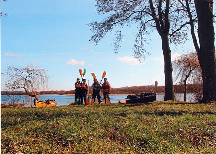 Paddeln auf der Feldberger Seenplatte - Ostern 2016