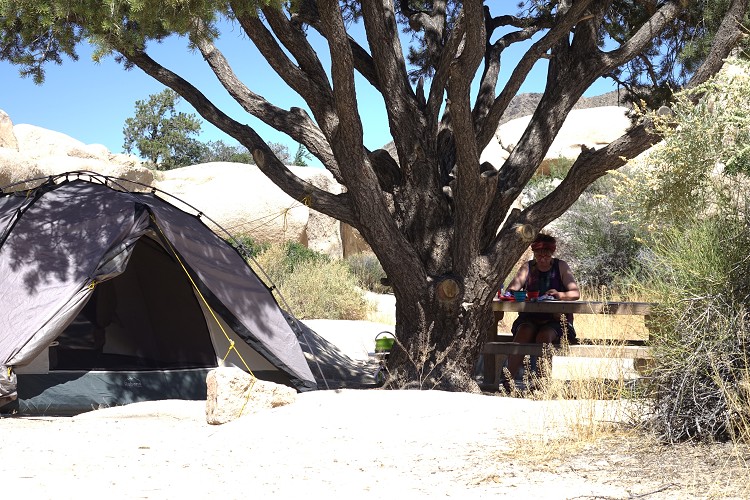 unser Eigenheim im Joshuah-Tree-Park